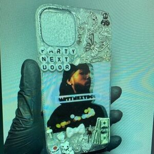 Apple Custom Artistic Glitter Phone Case